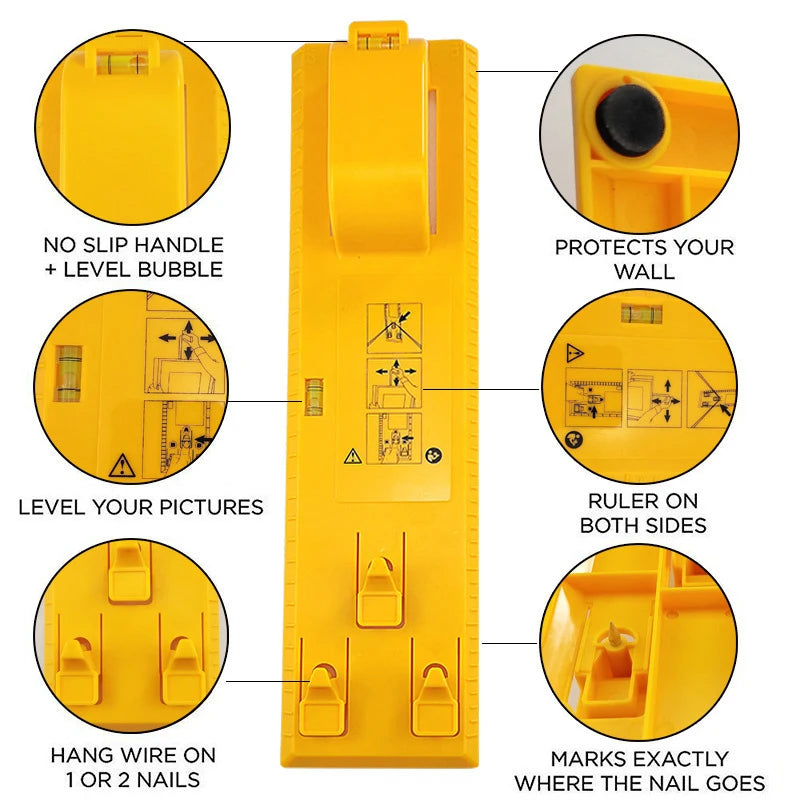 1 Set DIY Photo Frame Level Ruler