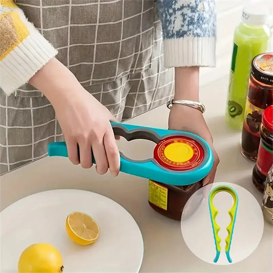 Ergonomic 4-In-1 Jar Opener