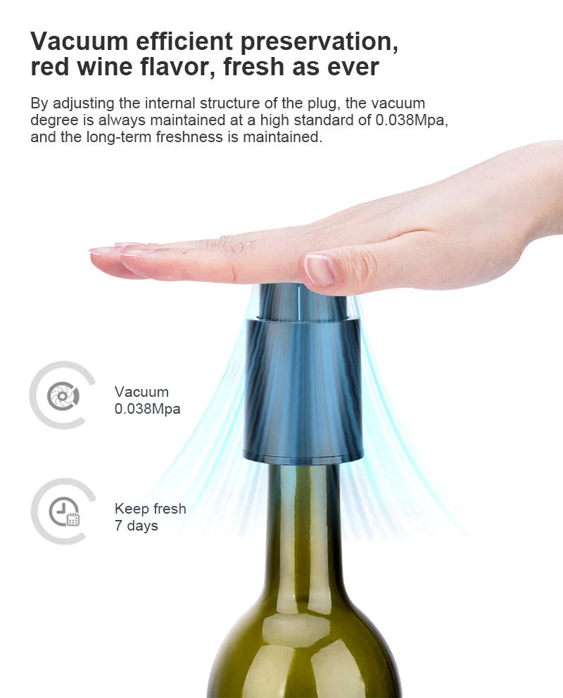 Vacuum Pump Wine Saver Cap Stopper